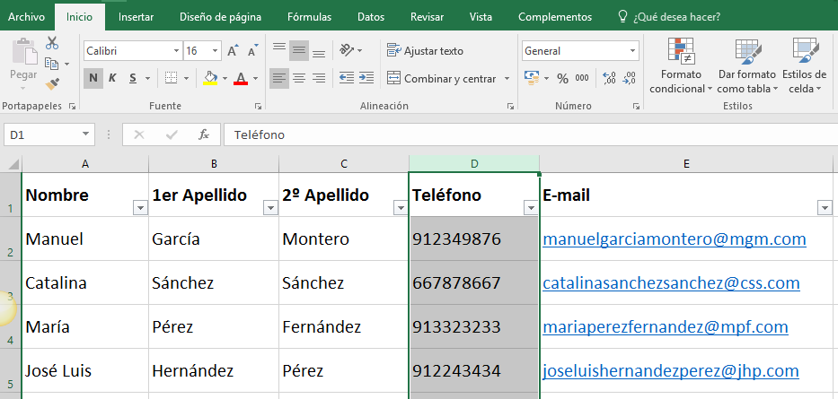 Eliminar Columnas En Excel Con Teclado