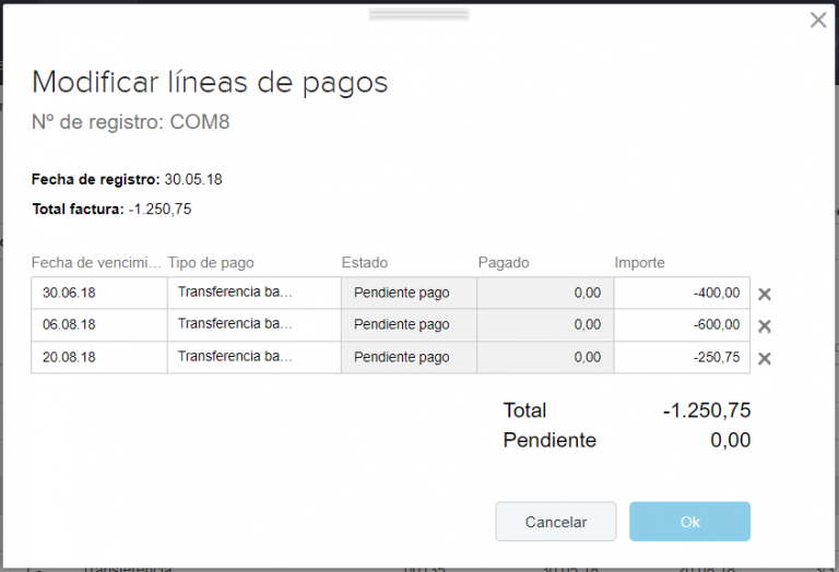 Gestión de pagos a proveedores Reviso, software contable Gestión de pagos a proveedores Reviso, software contable